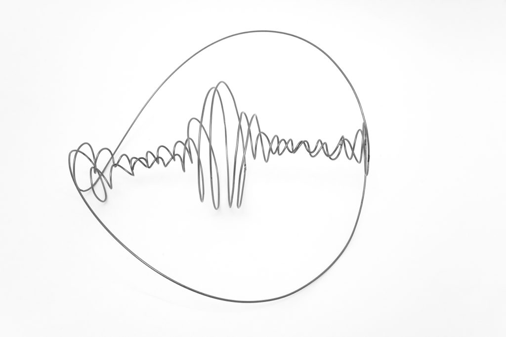 RobotSphere is a spherical structure made of 3D printed resin.