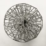 Five layers of polyamide polyhedra branch from each vertex in this 3D print.